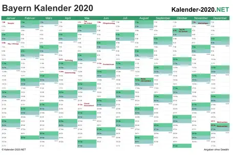 Kalender 2021 Pdf Schulferien Bayern