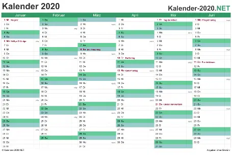 Kalender Zum Ausdrucken Kostenlos